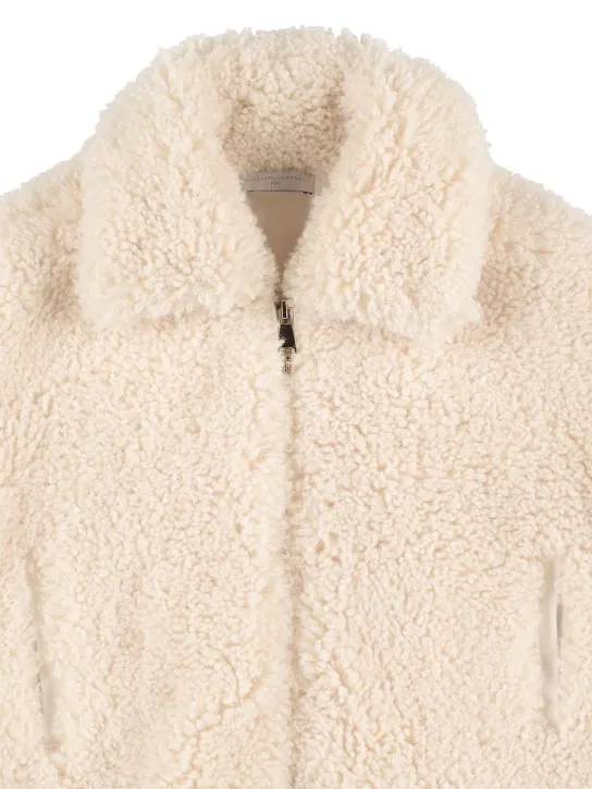 Stella McCartney Kids   Recycled faux fur jacket 