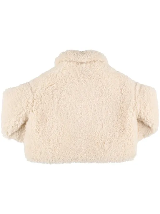 Stella McCartney Kids   Recycled faux fur jacket 