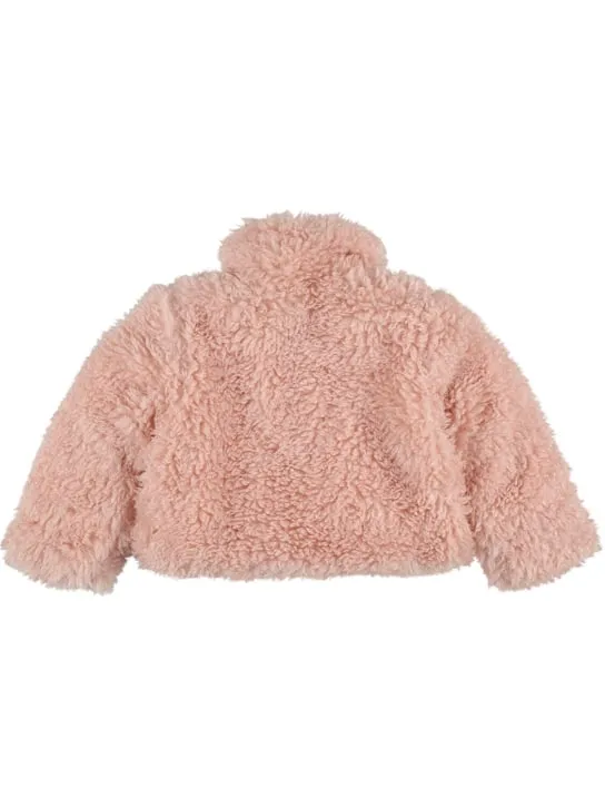 Stella McCartney Kids   Recycled faux fur jacket 