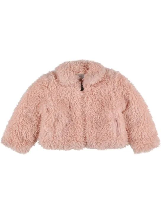 Stella McCartney Kids   Recycled faux fur jacket 