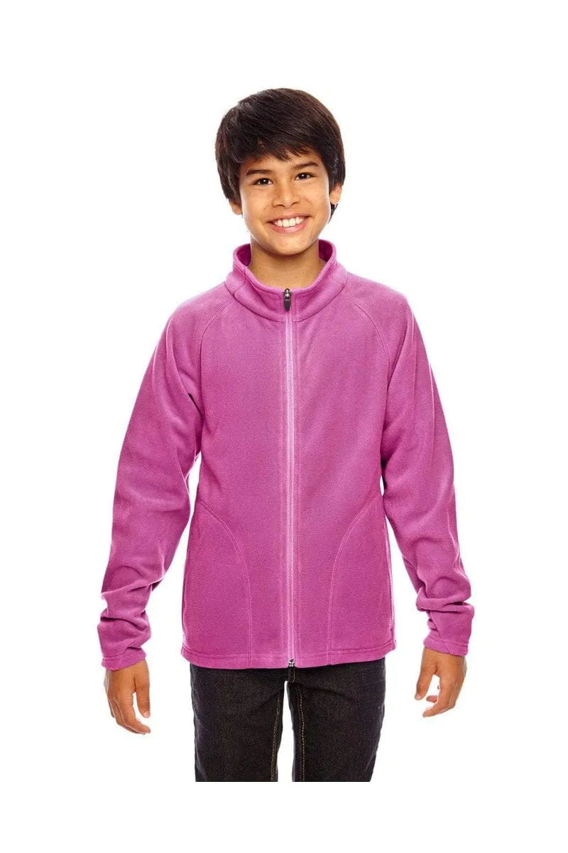 Team 365 TT90Y: Youth Campus Microfleece Jacket