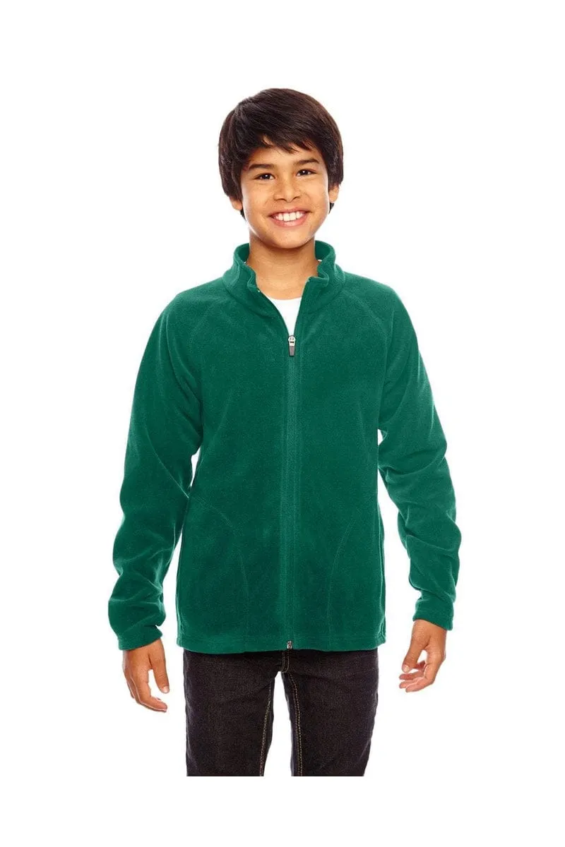 Team 365 TT90Y: Youth Campus Microfleece Jacket