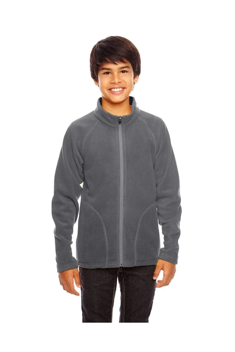 Team 365 TT90Y: Youth Campus Microfleece Jacket