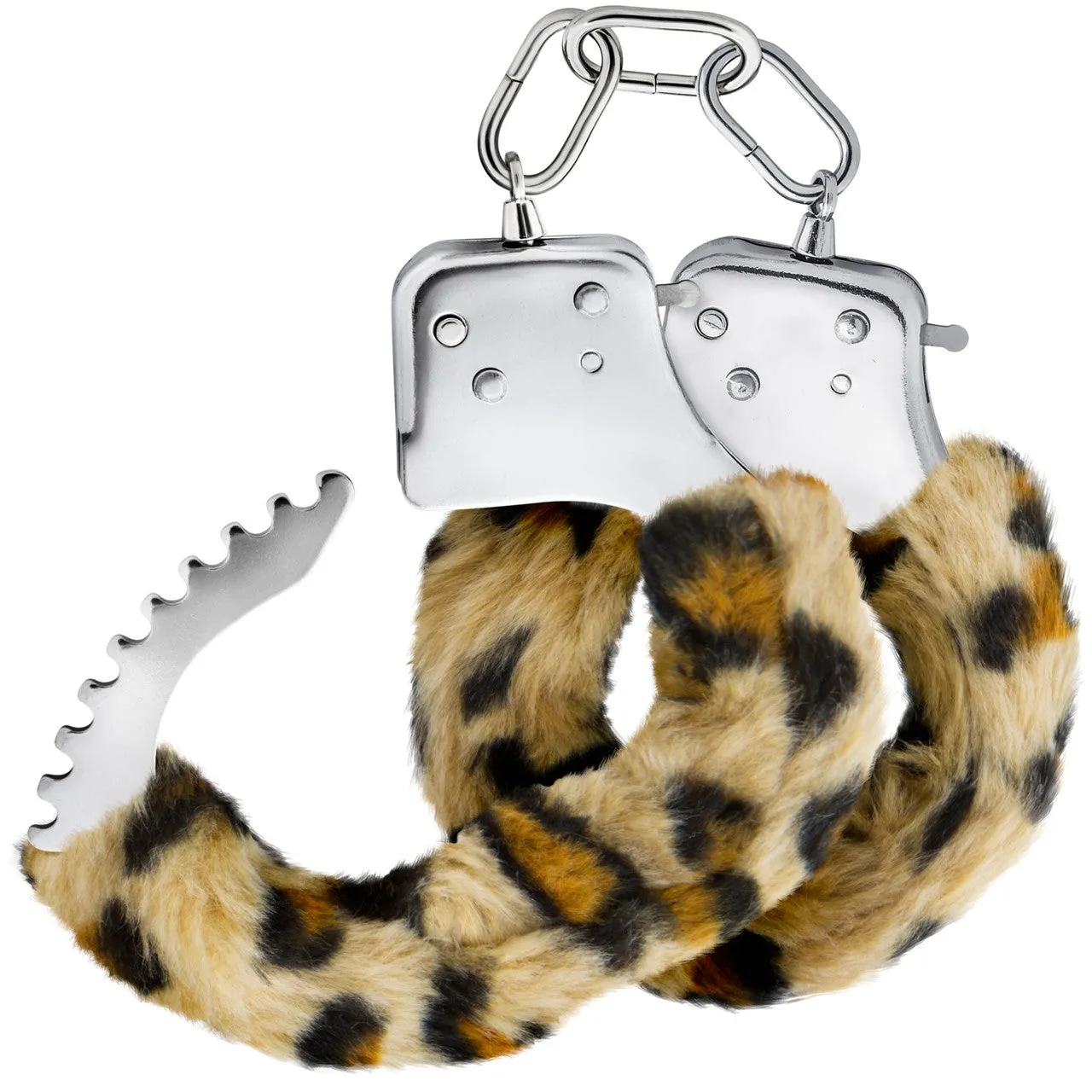 Temptasia Beginner Cuffs By Blush - Leopard Faux Fur