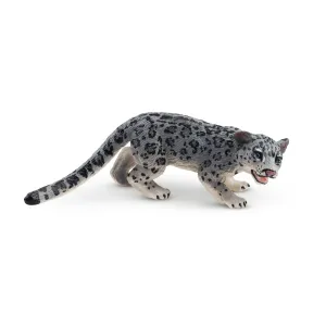 Toymany Snow Leopard Cub Figurine Toy