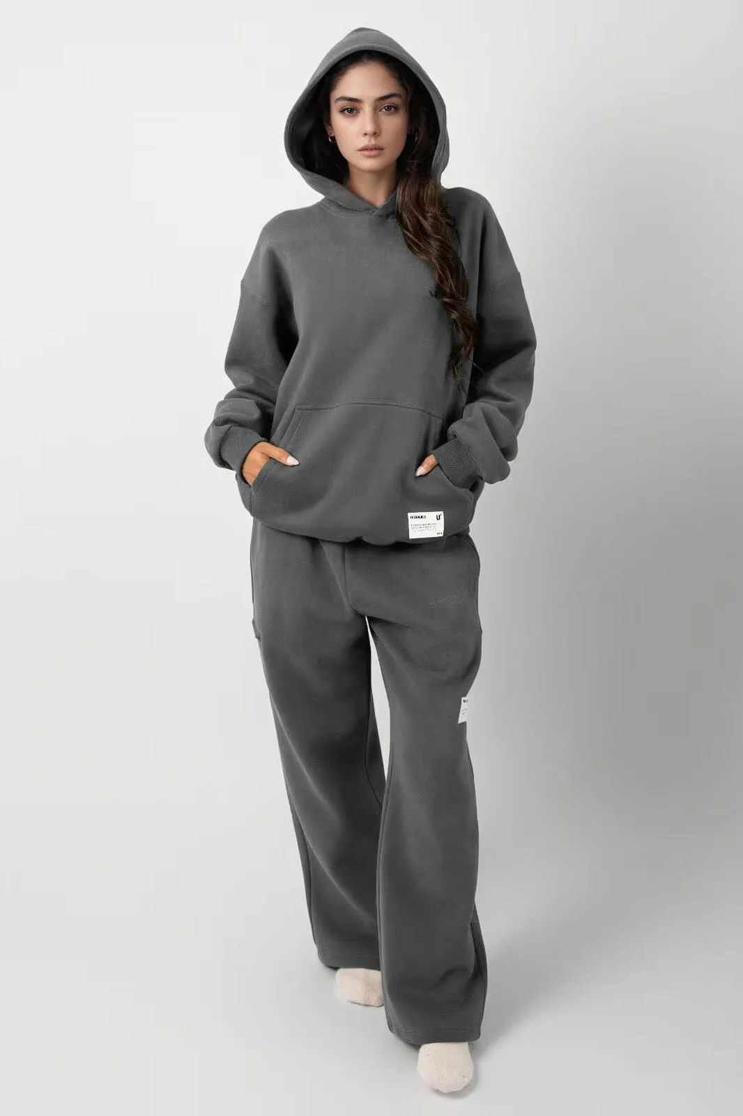 USQUARED Empower Oversized Open Bottom Minor Fault Sweat Pants