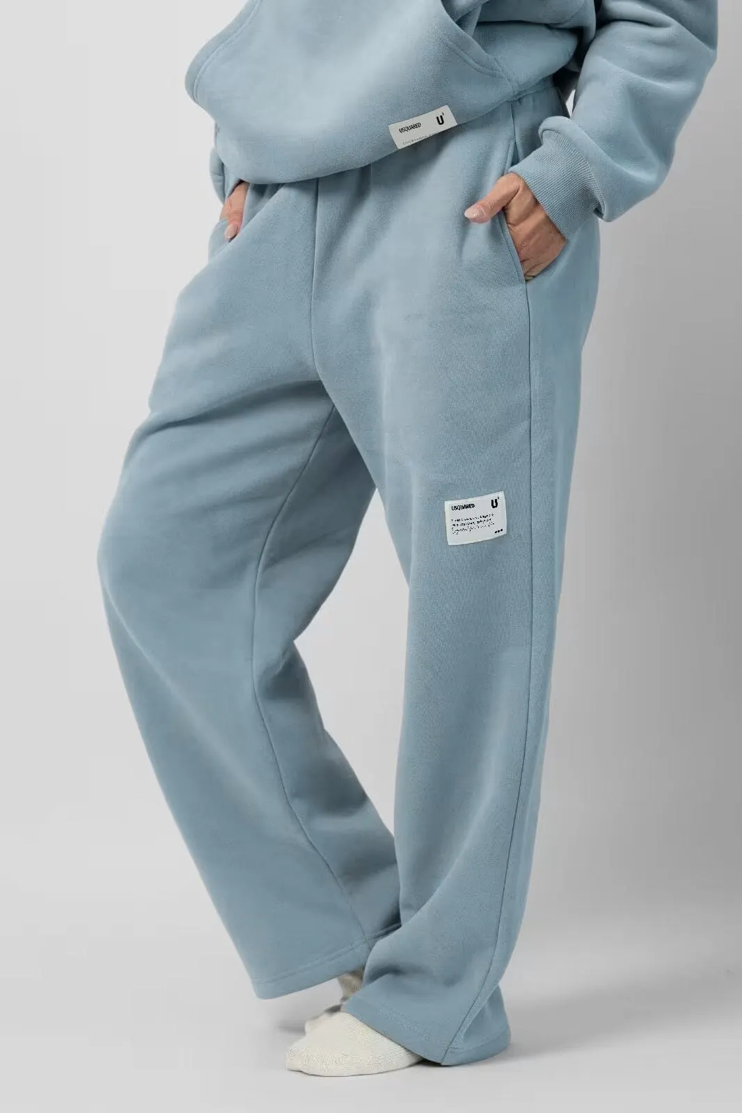 USQUARED Empower Oversized Open Bottom Minor Fault Sweat Pants