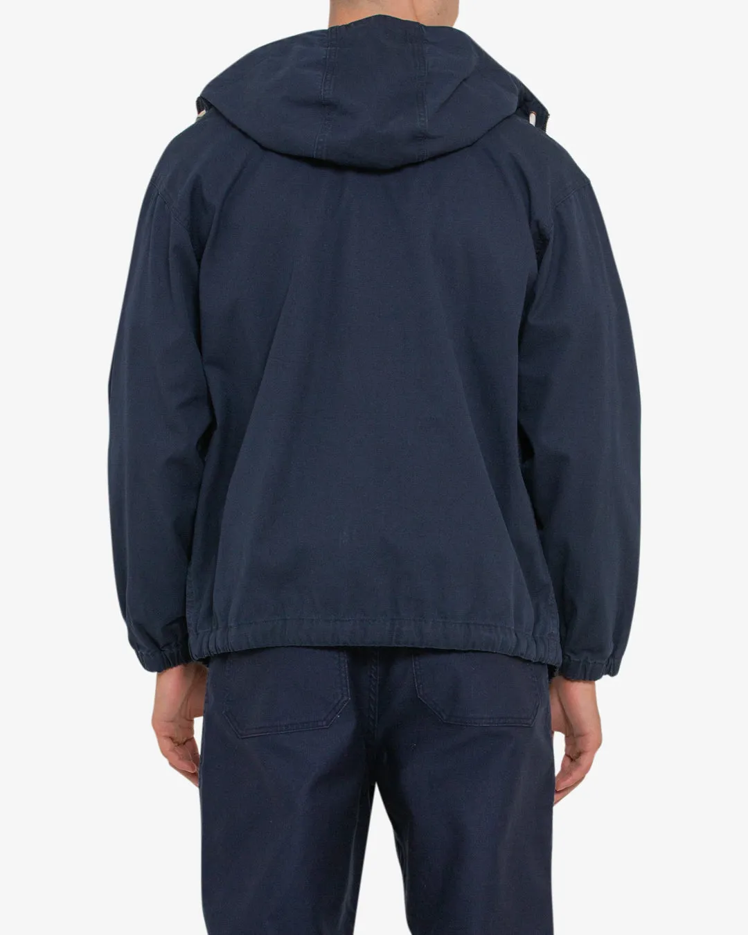 WAXED LANDING PARKA - NAVY