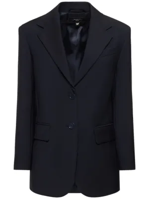 Weekend Max Mara   Veber stretch wool blazer 