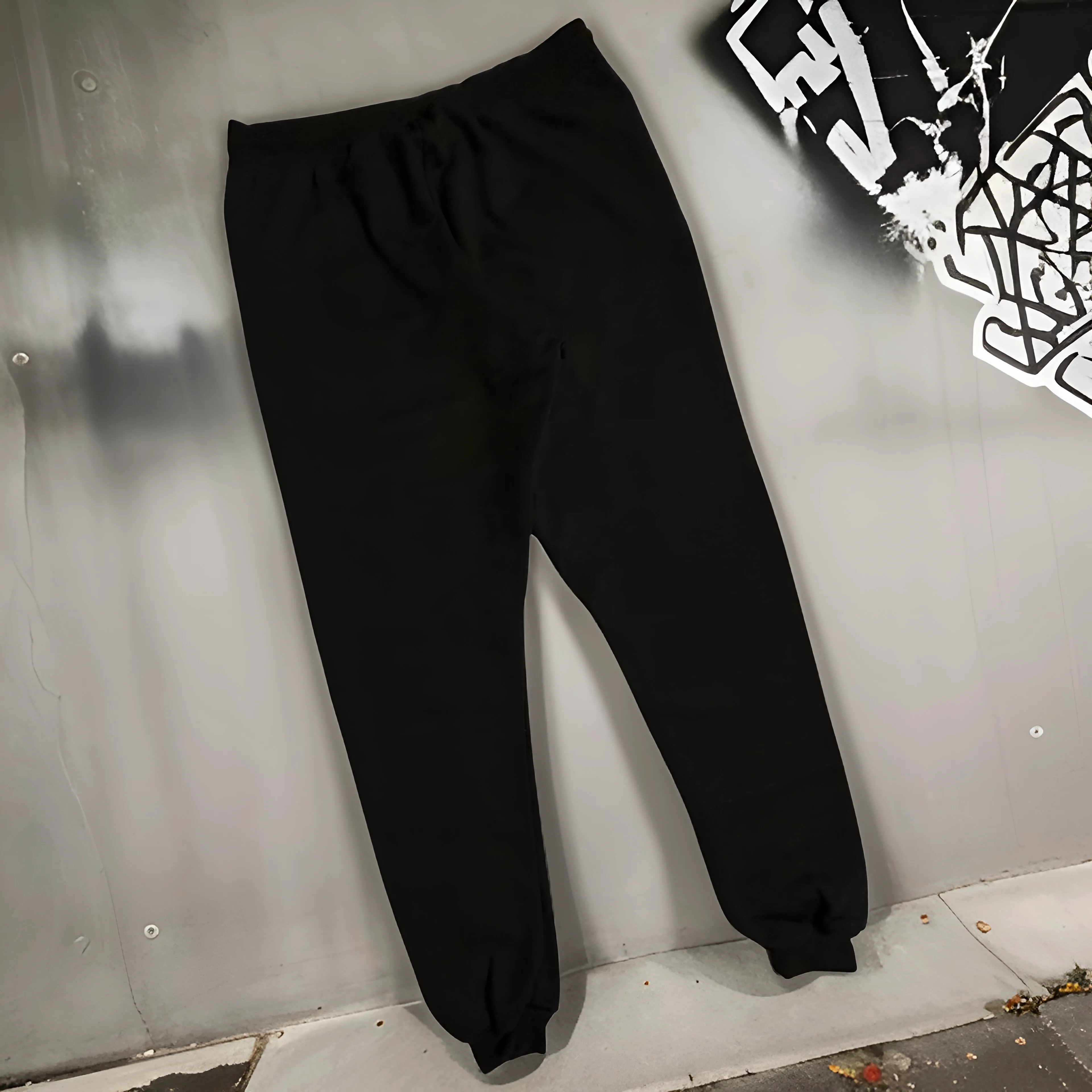 *WU-WINNIPEG* (BLACK) EMBROIDERED LOGO JOGGER SWEATPANTS